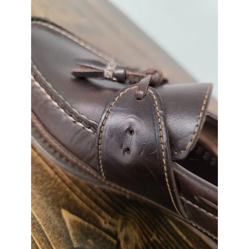 Dexter Men's Shoes‎ Size 10 Brown Leather Slip On Boat Loafers 945256 USA